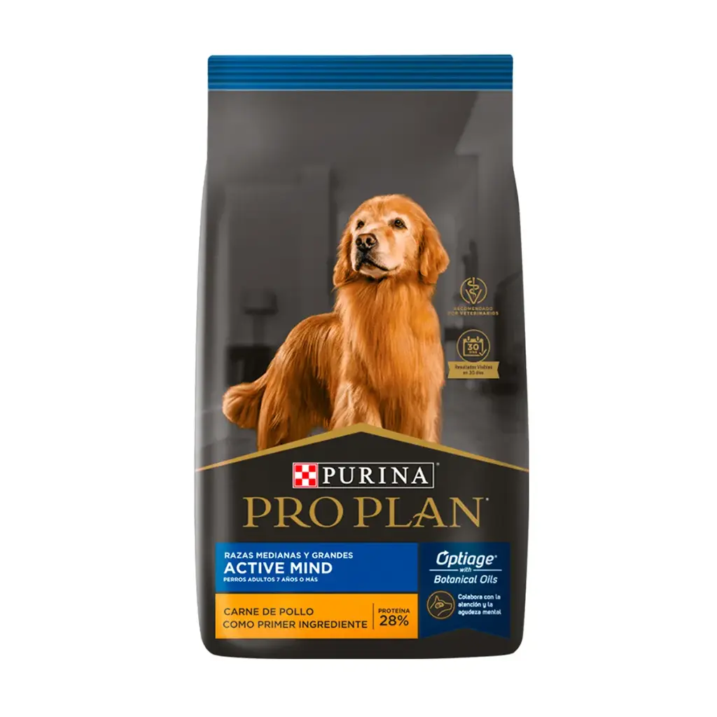 Pro Plan Perro Adult 7+ Active Mind Razas Medianas y Grandes