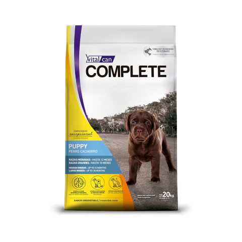 Complete Perro Cachorro Raza Mediana y Grande