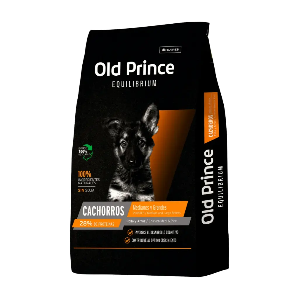 Old Prince Perro Cachorro Equilibrium Medianos y Grandes