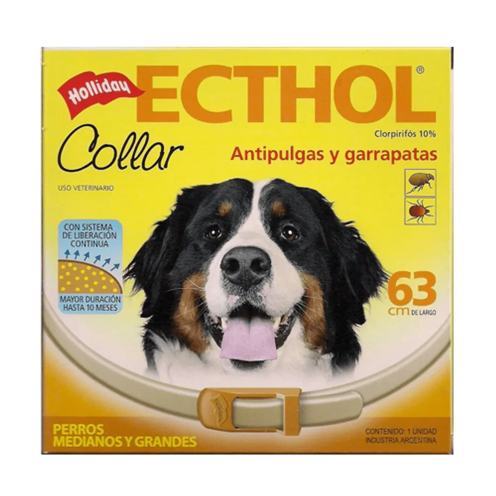 Collar Antipulga  Perro Grande Holliday