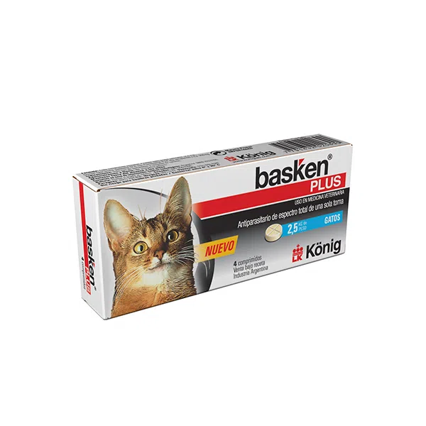 Antiparasitario Basken Plus Gatos KONING 2,5 mg