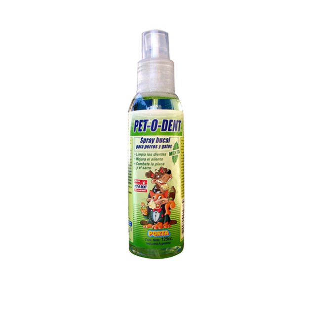Spray Bucal Pet o Dent PORTA 125 ml