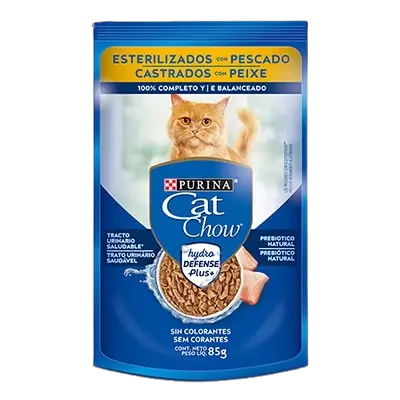 Cat Chow Pouch Pescado Esterilizado 85 g