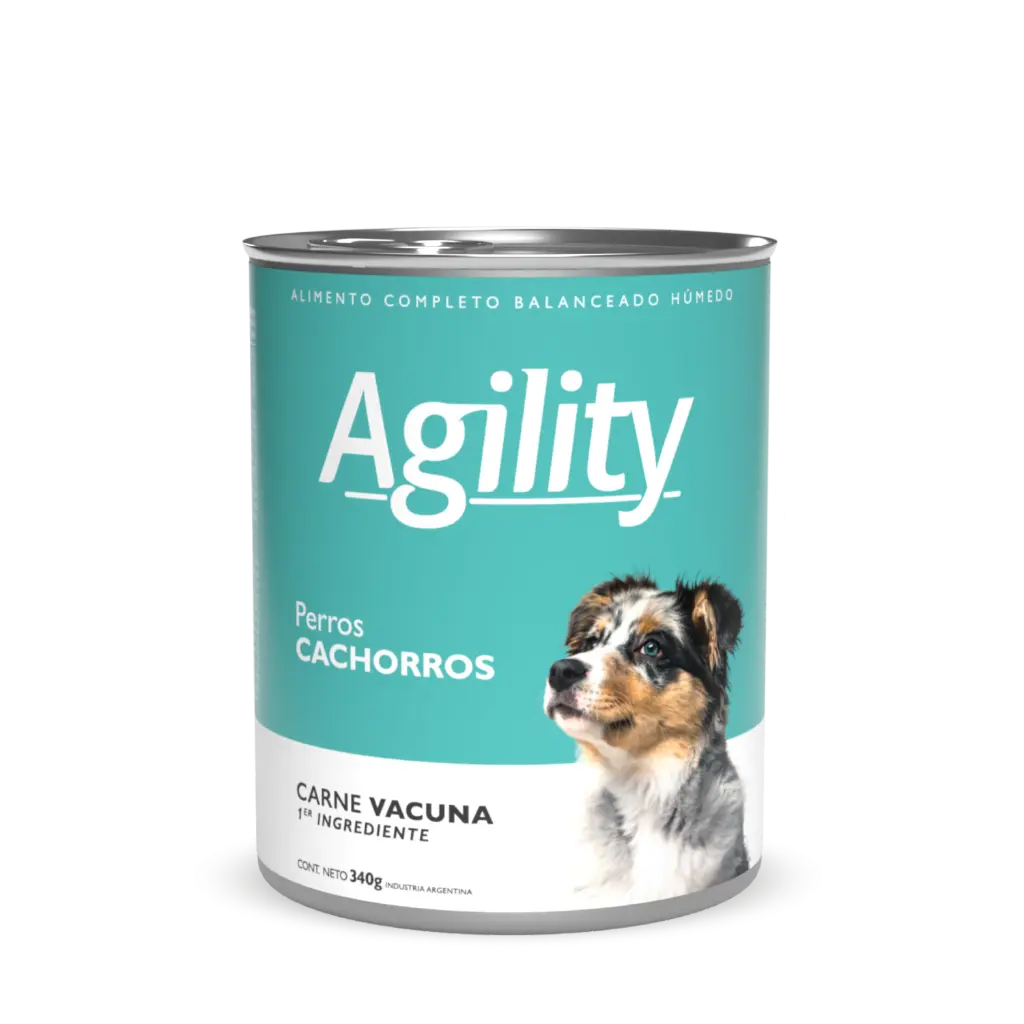 Agility Lata Perro Cachorro 340 g
