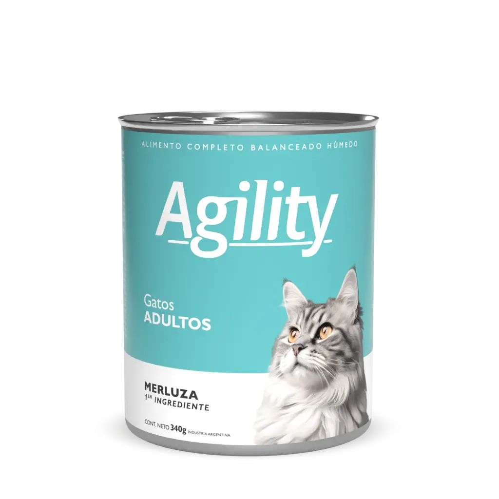 Agility Lata Gato Adulto Merluza 340 g