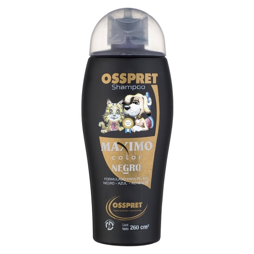 Shampoo Maximo Color Negro Osspret 260 cm3