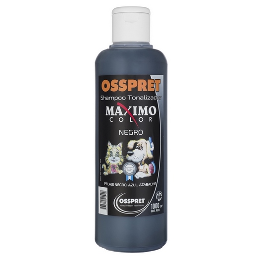 Shampoo Maximo Color Negro Osspret 1 L