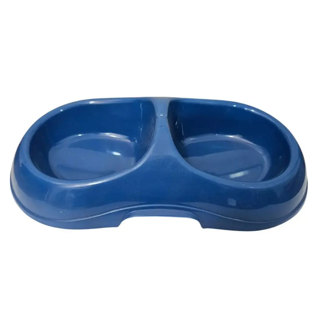 Comedero oval doble
