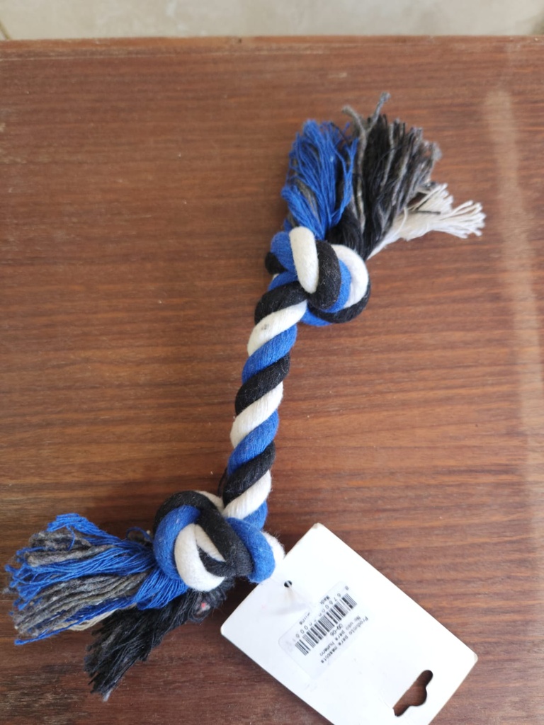 Soga mediana con 2 nudos