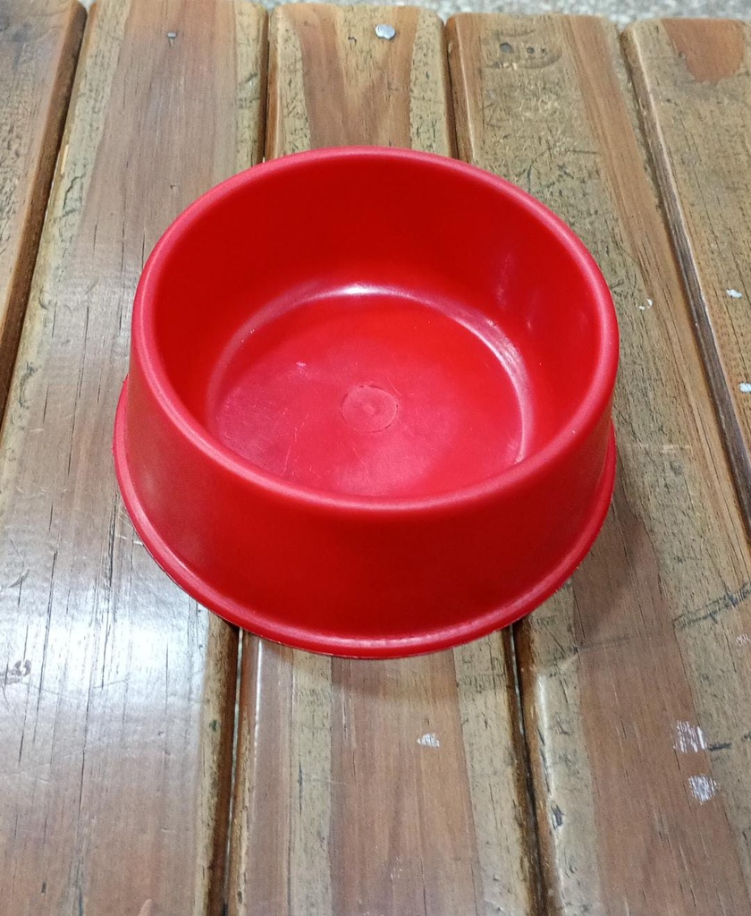 Comedero de plastico redondo chico