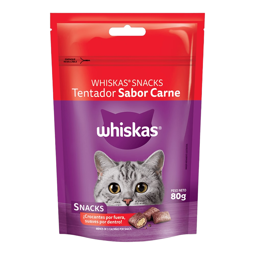 Whiskas Snack Carne 80 grs