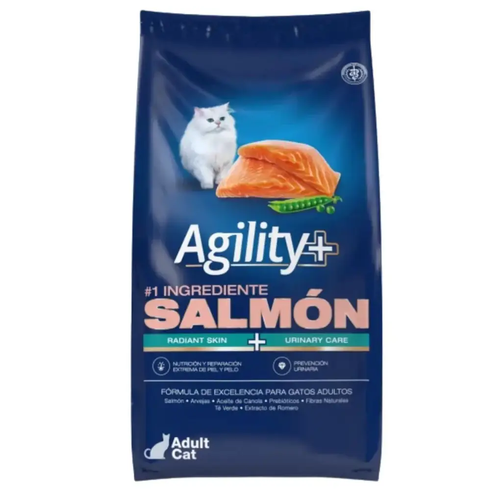 Agility+ Gato Adulto Salmon 10 kg