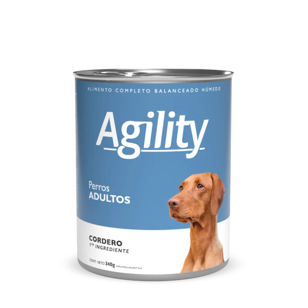 Agility Lata Perro Adulto Cordero 340 g