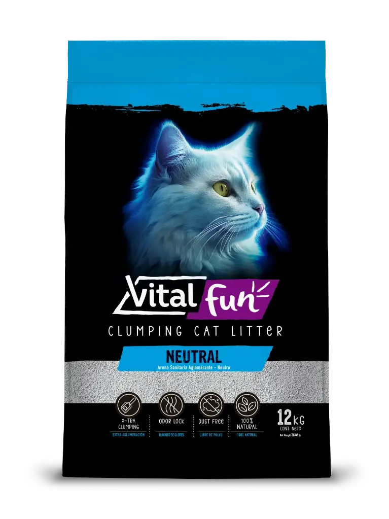 Piedras aglomerantes VitalFun bentonita neutral