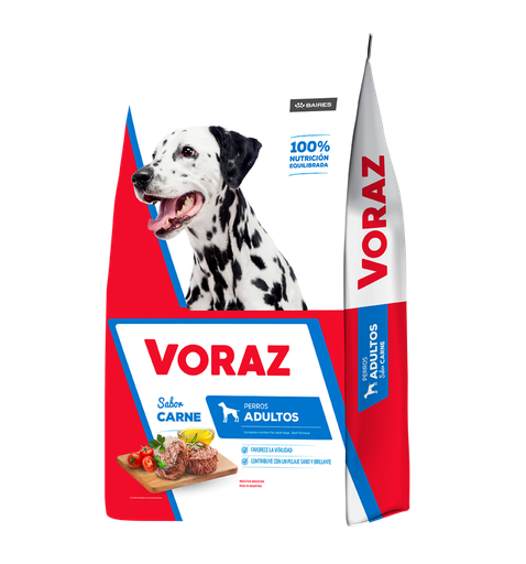 [2273] Voraz Perro Adultos Carne