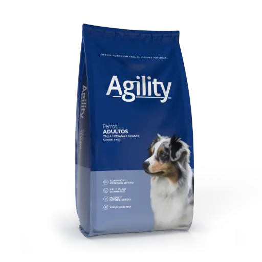 [1027] Agility Perro Adultos Razas Medianas y Grandes 20 Kg