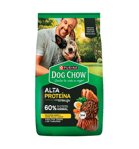 [1271] Dog Chow Perro Adultos todos los tamaños alta proteina