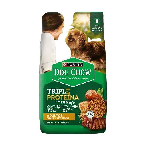 [1270] Dog Chow Perro Adultos Minis y Pequeños Triple Proteina
