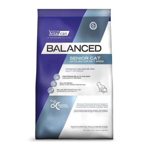 [1074] Balanced Gato Senior cat 7+