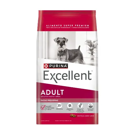 [1328] Excellent Perro Adulto Pollo y Arroz Razas Pequeñas