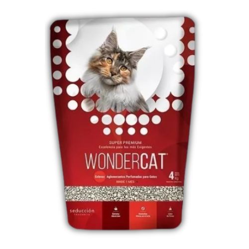 [1653] Piedras Esferas de Bentonita Wondercat Seduccion 4 Kg