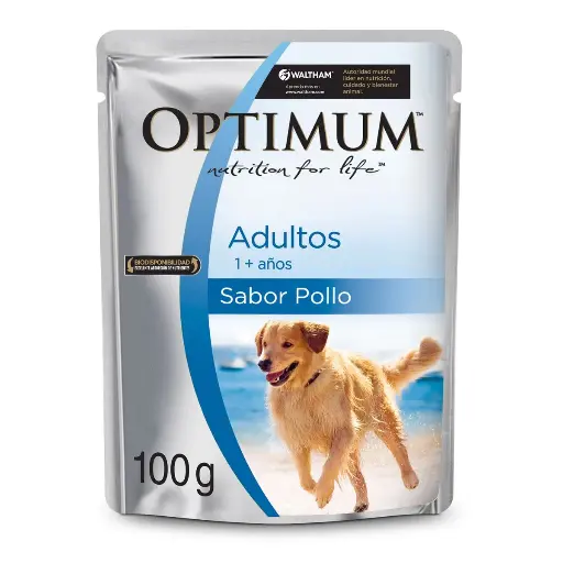 [1569] Optimum Pouch Perro Adulto Med/Grande Pollo 85 g