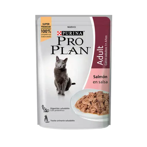 [1760] Pro Plan Pouch Gato Adulto Salmon 85 g