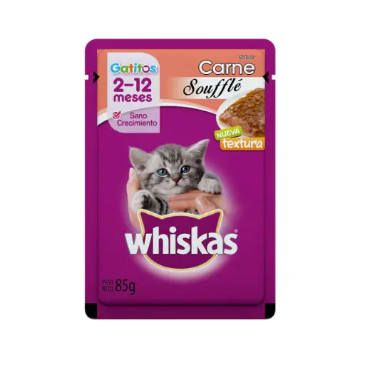 [2294] Whiskas Pouch Gatito Souffle 85 g