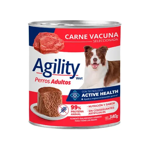 [1022] Agility Lata Perro Adulto Carne 340 g