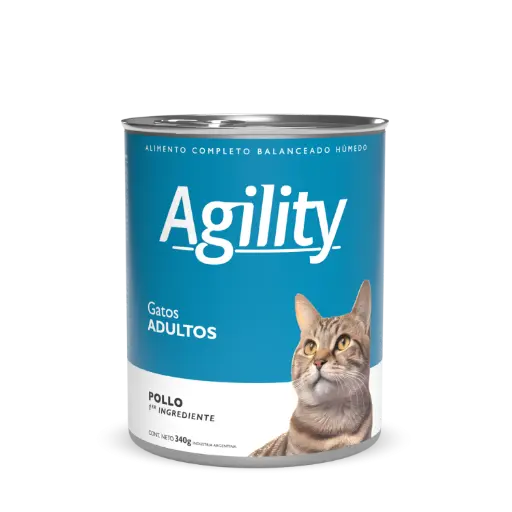 [1019] Agility Lata Gato Adulto Pollo 340 g