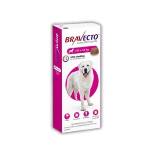 [1217] Comprimido Masticable Bravecto Perro de 40 a 56 Kg (pipeta)