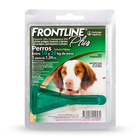 [1699] Pipeta Frontline Plus Perro de 10 a 20 Kg