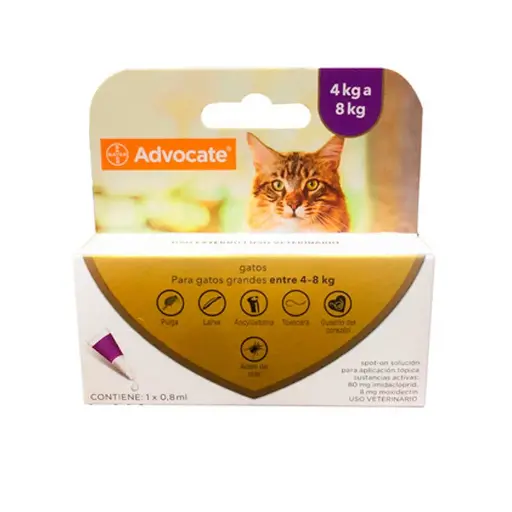 [1684] Pipeta Advocate Gato de 4 a 8 Kg
