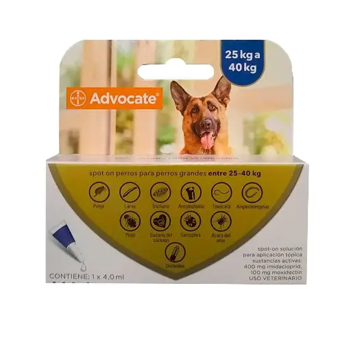 [1686] Pipeta Advocate Perro de 25 a 40 Kg