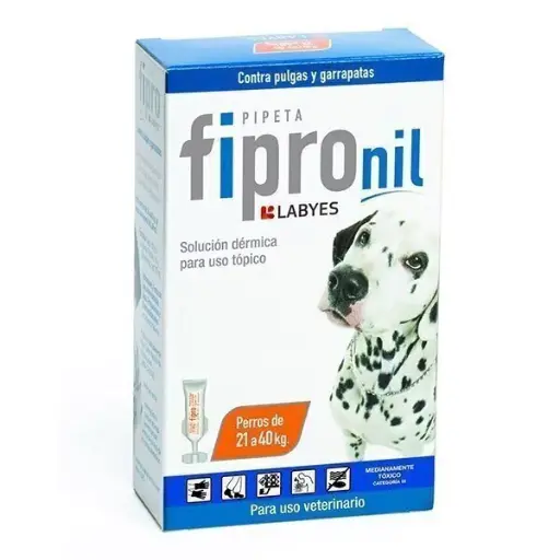 [1696] Pipeta Fipronil Perro de 21 a 40 Kg