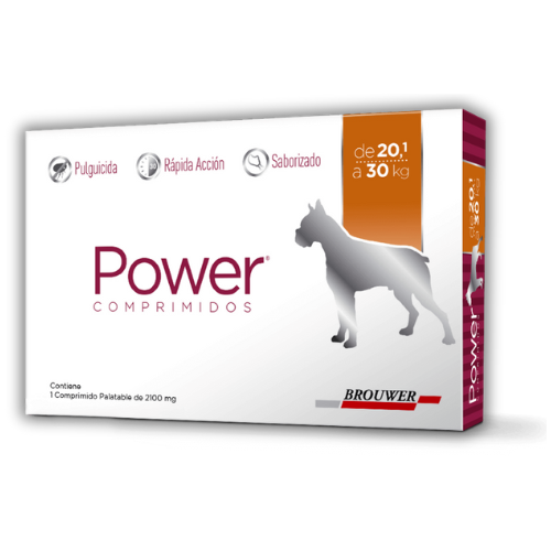 [1225] Comprimido Power 2100mg Perro de 20,1 a 30 kg (pipeta)