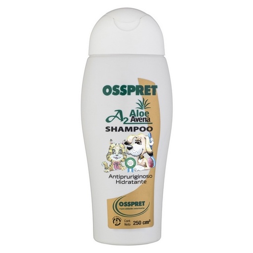 [2094] Shampoo A2 con Avena y Aloe Vera Osspret 250 cm3