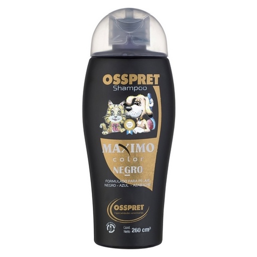 [2116] Shampoo Maximo Color Negro Osspret 260 cm3