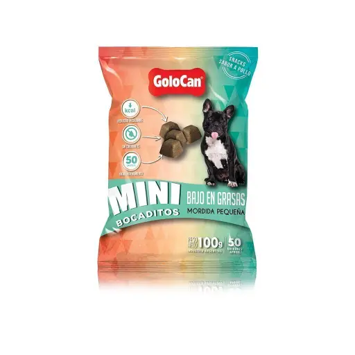 [1514] Mini Bocaditos Bajo en Grasas Golocan 100 g