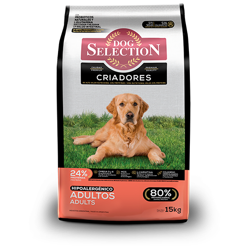 [1279] Dog Selection Perro Adulto Criadores Hipoalergenico 15 Kg