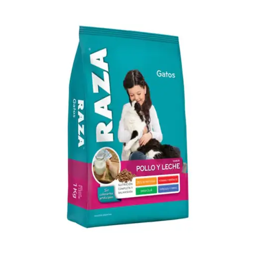 [1916] Raza Gato Adulto Pollo y Leche 10 Kg