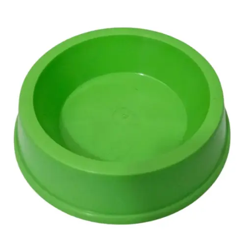 [1180] Comedero chico gatito plastico