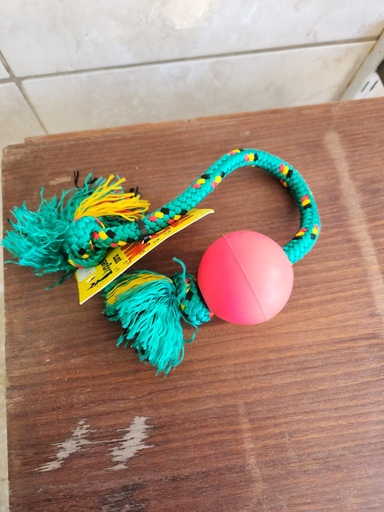 [1623] Pelota con soga mediana