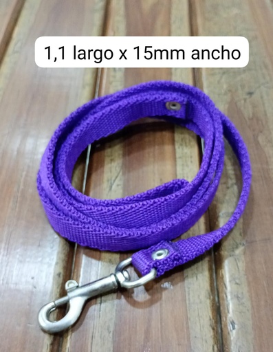 Correa lisa 15mm ancho y 1,1 mts largo