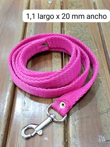 Correa lisa 20mm ancho y 1,1 mts largo