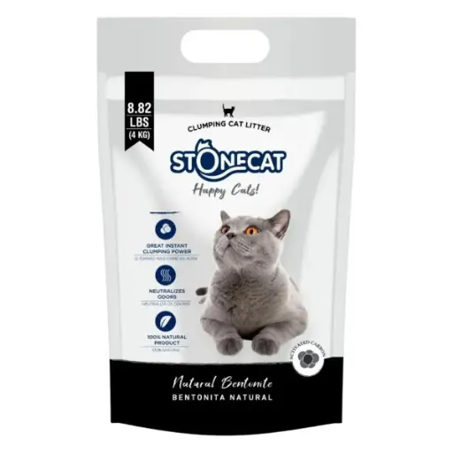 [1778] Piedras Aglomerantes Carbon Activado Stone Cat 4 kg